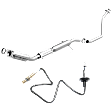KIT-083023-06 2-Piece Kit Catalytic Converter, 1.8L, 4Cyl, CARB and Federal EPA Standards, 50-state Legal, Includes (1) Catalytic Converter and (1) Oxygen Sensor
