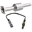 KIT-083023-07 2-Piece Kit Catalytic Converter, CARB and Federal EPA Standards, 50-state Legal, Includes (1) Catalytic Converter and (1) Oxygen Sensor
