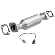 KIT-083023-137 2-Piece Kit Catalytic Converter, 2.0L, 4Cyl, CARB and Federal EPA Standards, 50-state Legal, Includes (1) Catalytic Converter and (1) Oxygen Sensor