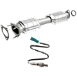 KIT-083023-149 2-Piece Kit Catalytic Converter, CARB and Federal EPA Standards, 50-state Legal, Includes (1) Catalytic Converter and (1) Oxygen Sensor