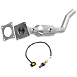 KIT-083023-173 2-Piece Kit Catalytic Converter, CARB and Federal EPA Standards, 50-state Legal, Includes (1) Catalytic Converter and (1) Oxygen Sensor