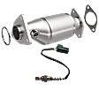 KIT-083023-76 2-Piece Kit Catalytic Converter, 4.0L, 6Cyl, CARB and Federal EPA Standards, 50-state Legal, Includes (1) Catalytic Converter and (1) Oxygen Sensor