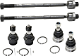 6-Piece Kit Front, Driver and Passenger Side Suspension Kit, Includes (2) Tie Rod End and (4) Ball Joint