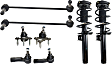 8-Piece Kit Front Suspension Kit, Includes (2) Ball Joint, (2) Tie Rod End, (2) Sway Bar Link and (2) Shock Absorber and Strut Assembly
