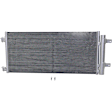 3-Piece Kit A/C Condenser, includes (1) A/C Condenser, (1) Cooling Fan Assembly and (1) Radiator, 1.4L Eng., 4 Cyl.