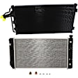 2-Piece Kit A/C Condenser, includes (1) A/C Condenser and (1) Radiator, 4.3L Eng., 6 Cyl.