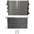 2011 Chevrolet Silverado 3500 HD - 2-Piece Kit A/C Condenser, Turbocharged, DIESEL, 6.6L 8Cyl,  Includes (1) A/C Condenser and (1) Radiator