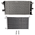 2005 Chevrolet Silverado 2500 HD WT - 2-Piece Kit A/C Condenser, Turbocharged, DIESEL, 6.6L 8Cyl,  Includes (1) A/C Condenser and (1) Radiator
