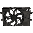 2012 GMC Terrain - 3-Piece Kit A/C Condenser, 2.4L 4Cyl,  Includes (1) A/C Condenser, (1) Cooling Fan Assembly, and (1) Radiator
