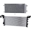 2-Piece Kit A/C Condenser, includes (1) A/C Condenser and (1) Radiator, 1.4L/1.6L Eng., 4 Cyl.