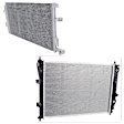 2-Piece Kit A/C Condenser, includes (1) A/C Condenser and (1) Radiator, 5.3L/6.0L/6.2L Eng., 8 Cyl.