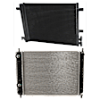 2008 Chevrolet HHR - 2-Piece Kit A/C Condenser, 2.4L 4Cyl,  Includes (1) A/C Condenser and (1) Radiator