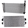 2012 GMC Savana 3500 SL - 2-Piece Kit A/C Condenser, 4.8L 8Cyl,  Includes (1) A/C Condenser and (1) Radiator