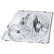 4-Piece Kit Halogen Headlights, With bulb(s), Includes (2) Bumper Trim and (2) Headlight