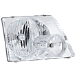 4-Piece Kit Halogen Headlights, With bulb(s), Includes (2) Bumper Trim and (2) Headlight