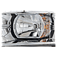 2009 Chevrolet Silverado 1500 - 4-Piece Kit Driver and Passenger Side Halogen Headlight, With bulb(s), OE Replacement,  Includes (2) Bumper Trim and (2) Headlight
