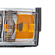 2009 Chevrolet Silverado 1500 - 4-Piece Kit Driver and Passenger Side Halogen Headlight, With bulb(s), OE Replacement,  Includes (2) Bumper Trim and (2) Headlight