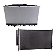 2007 Acura TSX Base - 2-Piece Kit Radiator, Manual Transaxle, 2.4L 4Cyl,  Includes (1) A/C Condenser and (1) Radiator