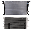 2012 Audi A5 Quattro Base - 2-Piece Kit Radiator, 2.0L 4Cyl,  Includes (1) A/C Condenser and (1) Radiator