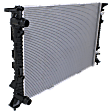 2012 Audi A5 Quattro Base - 2-Piece Kit Radiator, 2.0L 4Cyl,  Includes (1) A/C Condenser and (1) Radiator