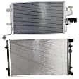 2-Piece Kit Radiator, Includes (1) A/C Condenser and (1) Radiator