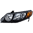 4-Piece Kit Halogen Headlights, Without bulb(s), Sedan, Includes (2) Bumper Bracket and (2) Headlight