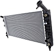 2-Piece Kit Radiator, Includes (1) A/C Condenser and (1) Radiator