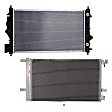 2014-2015 Chevrolet Cruze - 2-Piece Kit Radiator, Includes (1) A/C Condenser and (1) Radiator
