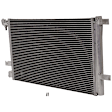 2014-2015 Chevrolet Cruze - 2-Piece Kit Radiator, Includes (1) A/C Condenser and (1) Radiator
