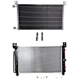 2-Piece Kit Radiator, with A/C Condenser, 4.8L/5.3L Engine, Plastic Tank