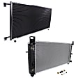 2011 Chevrolet Silverado 1500 - 2-Piece Kit Radiator, 6.0L 8Cyl,  Includes (1) A/C Condenser and (1) Radiator