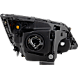 2007 Honda CR-V - 4-Piece Kit Driver and Passenger Side Halogen Headlight, Without bulb(s), OE Replacement,  Includes (2) Bumper Trim and (2) Headlight