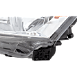 2007 Honda CR-V - 4-Piece Kit Driver and Passenger Side Halogen Headlight, Without bulb(s), OE Replacement,  Includes (2) Bumper Trim and (2) Headlight
