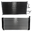 1992 Chevrolet K3500 - 2-Piece Kit Radiator, For Models With Heavy Duty Cooling, Measures 34 Inches Between Tanks, 5.7L 8Cyl,  Includes (1) A/C Condenser and (1) Radiator