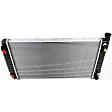 1992 GMC K2500 Suburban - 2-Piece Kit Radiator, For Models With 2 Inch Core, With Engine Oil Cooler, 5.7L 8Cyl,  Includes (1) A/C Condenser and (1) Radiator