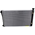 2-Piece Kit Radiator, with  A/C Condenser, 5.0L/5.7L Eng., Aluminum Core, Plastic Tank, 28 in. Core Width, Without Engine Oil Cooler