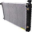 2-Piece Kit Radiator, with  A/C Condenser, 5.0L/5.7L Eng., Aluminum Core, Plastic Tank, 28 in. Core Width, Without Engine Oil Cooler