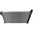 2-Piece Kit Radiator, with  A/C Condenser, 5.0L/5.7L Eng., Aluminum Core, Plastic Tank, 28 in. Core Width, Without Engine Oil Cooler