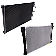2-Piece Kit Radiator, Includes (1) A/C Condenser and (1) Radiator