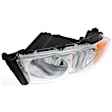 3-Piece Kit Halogen Headlights, With bulb(s), Includes (1) Bumper Trim and (2) Headlight