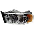 3-Piece Kit Halogen Headlights, With bulb(s), Includes (1) Bumper Trim and (2) Headlight