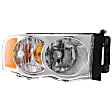 3-Piece Kit Halogen Headlights, With bulb(s), Includes (1) Bumper Trim and (2) Headlight