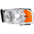 3-Piece Kit Halogen Headlights, With bulb(s), Includes (1) Bumper Trim and (2) Headlight