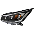 2013-2015 Honda Accord - 3-Piece Kit Halogen Headlights, With bulb(s), Sedan, Includes (1) Bumper Trim and (2) Headlight