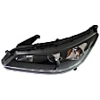 2013-2015 Honda Accord - 3-Piece Kit Halogen Headlights, With bulb(s), Sedan, Includes (1) Bumper Trim and (2) Headlight