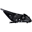 2013-2015 Honda Accord - 3-Piece Kit Halogen Headlights, With bulb(s), Sedan, Includes (1) Bumper Trim and (2) Headlight