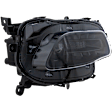 4-Piece Kit Halogen Headlights, With bulb(s), Includes (2) Bumper Trim and (2) Headlight, CAPA Certified