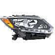 4-Piece Kit Halogen Headlights, With bulb(s), Includes (2) Bumper Trim and (2) Headlight