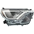2016 Toyota RAV4 - 4-Piece Kit Driver and Passenger Side Halogen Headlight, Without bulb(s), Japan Built Vehicle, OE Comparable Finish, Sport Utility, Includes (2) Bumper Trim and (2) Headlight