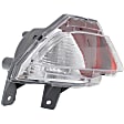 3-Piece Kit Rear, Driver and Passenger Side Back Up Lights, Assembly, Halogen, Clear & Red Lens, includes (2) Back Up Light and (1) Bumper Cover